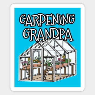 Gardening Grandpa Father's Day Sticker